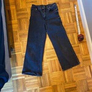 H&M Black Wide-Leg Jean